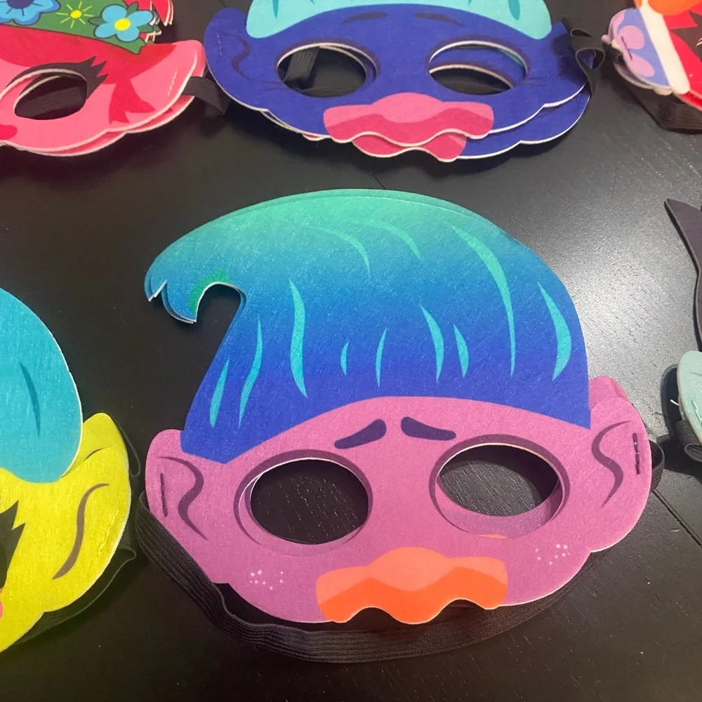 Vibrant Party Masks for Kids 12 masks